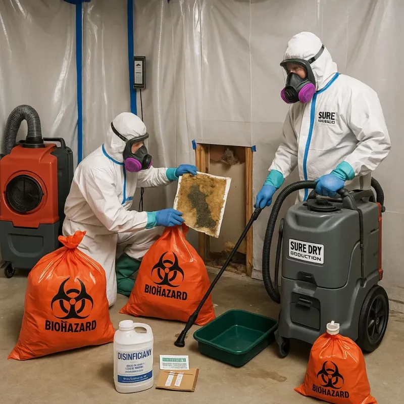 Contaminated Water Handling Protocols process in Orange, CA