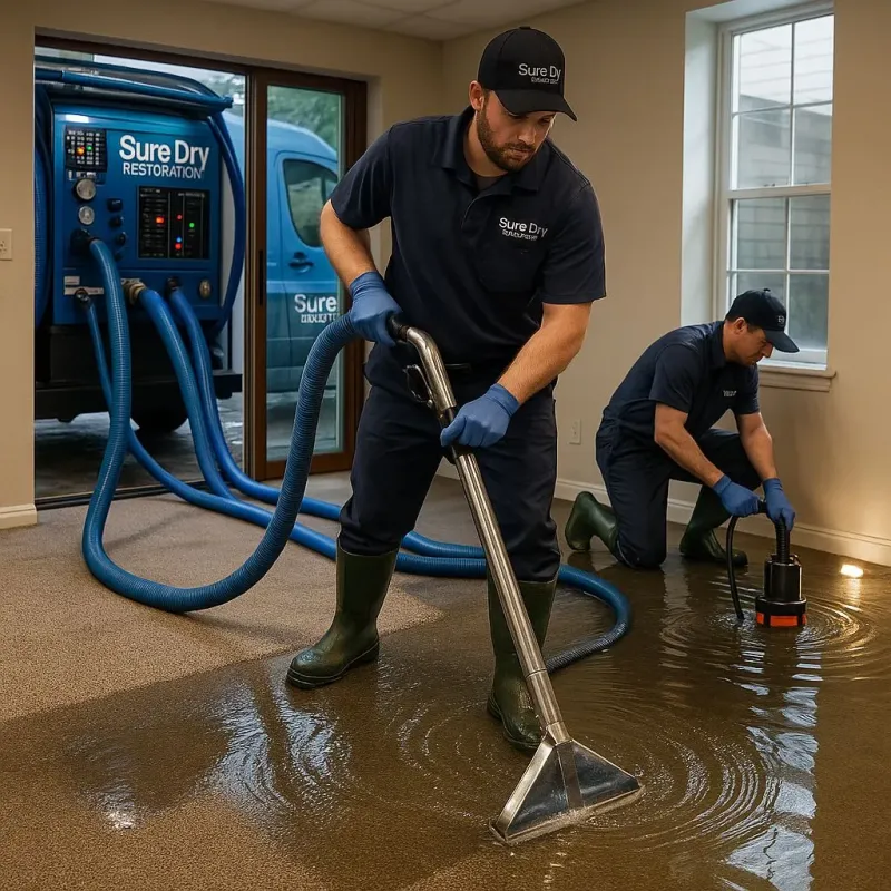 Water Extraction and Removal process in Orange, CA